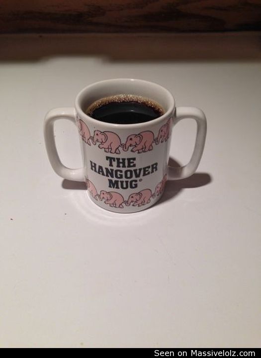 funny image Hangover mug